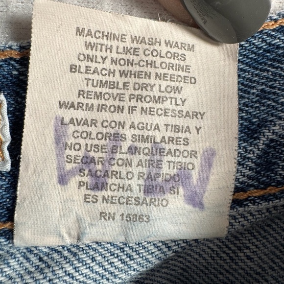 Zena Jeans Womens 14P Blue Mom Straight High Rise Medium Wash Vintage - Picture 5 of 13